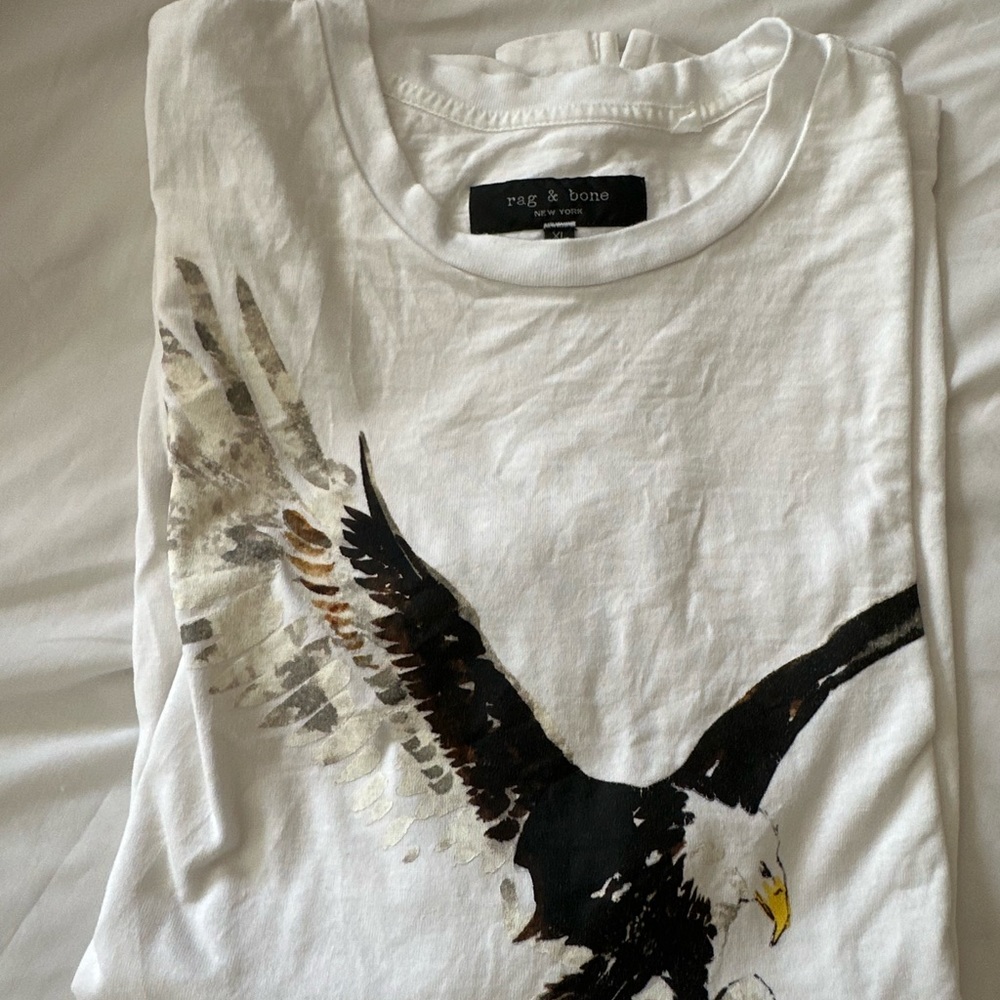 RAG & BONE eagle white t-shirt